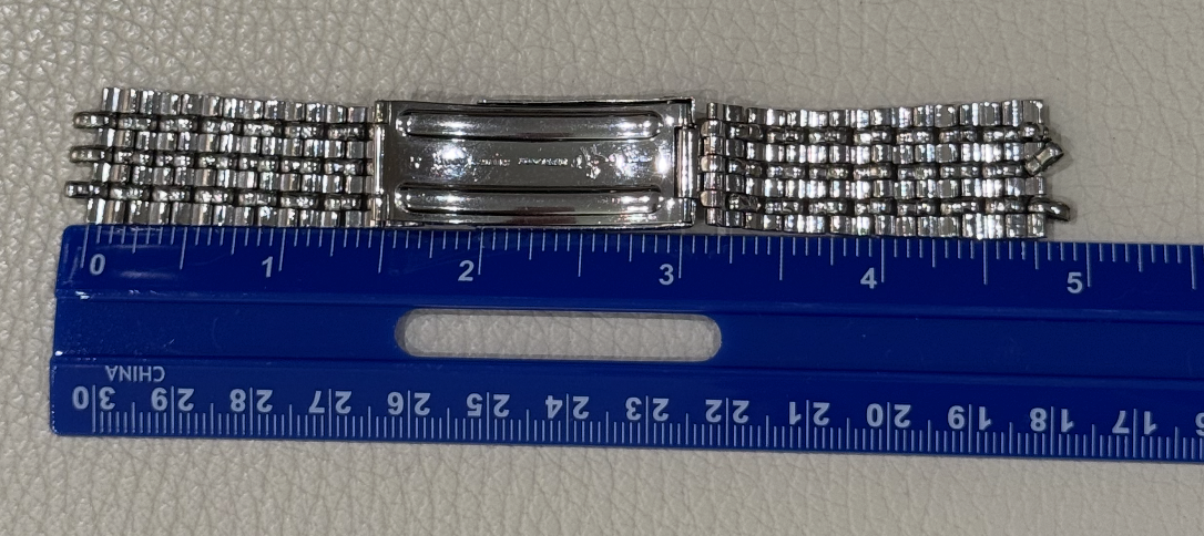 18mm Gay Frères Jubilee Beads of Rice Style Bracelet w/ End Links